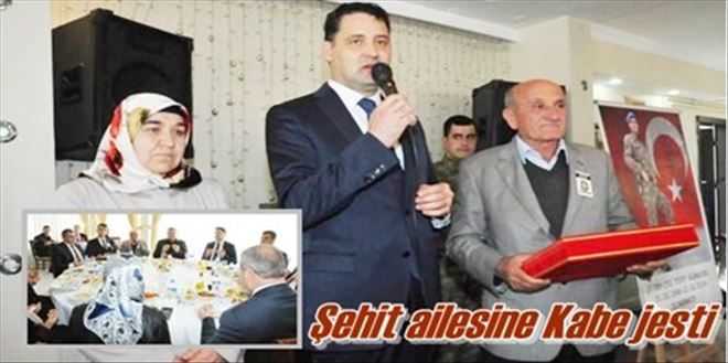 Şehit ailesine Kabe jesti!