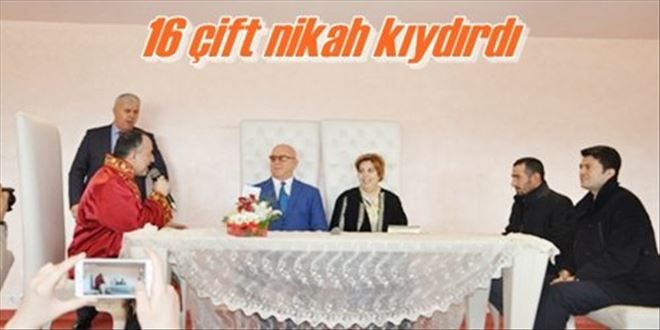 Sevgililer Günü´ne özel nikah