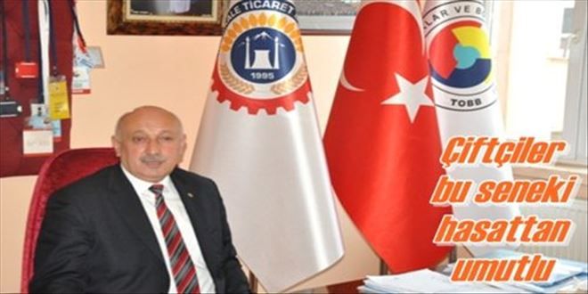 Çiftçiler bu seneki hasattan umutlu