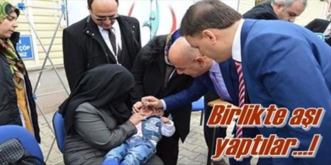 Aşı kampanyası başlatıldı