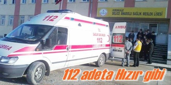112 adeta Hızır gibi