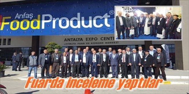 Kardeş borsa üyeleri  Anfaş fuarına katıldı