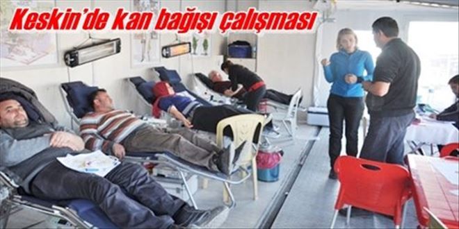 Keskin´de kan bağışı