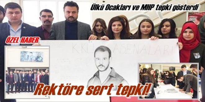 Rektöre tepki gösterdiler!