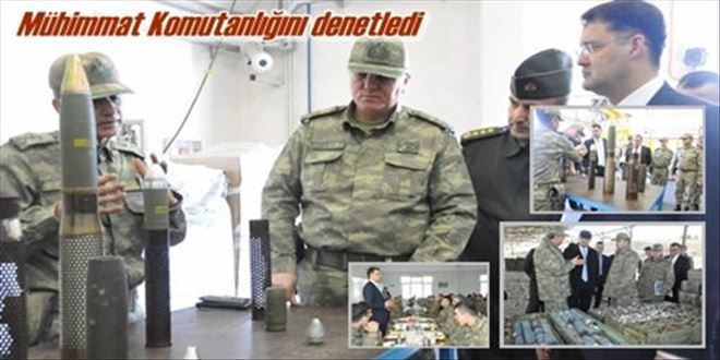 Mühimmat Komutanlığını ziyaret etti