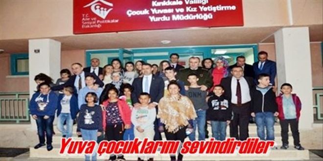 Çocukları sevindirdiler