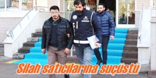 Silah satıcılarına suçüstü