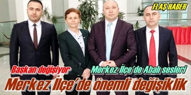 MHP Merkez İlçede bayrak değişimi