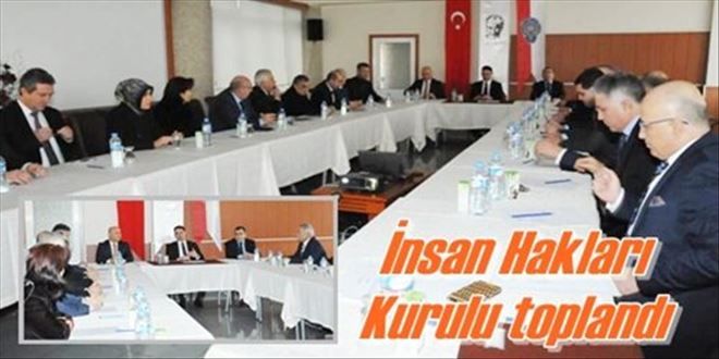 İnsan Hakları Kurulu toplandı