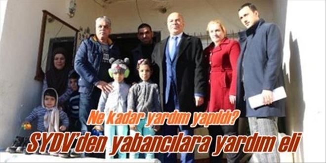 SYDV´den yabancılara yardım eli