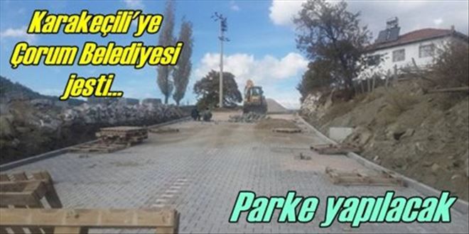 Karakeçili´ye kilit parke