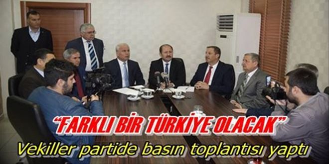 Vekiller partide buluştu