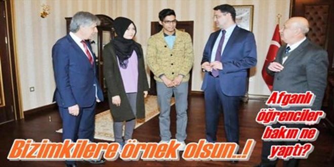 Afganlı öğrenciler birinci oldu!