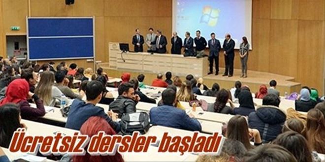 Ücretsiz dersler başladı