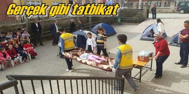 Gerçeğini aratmayan tatbikat