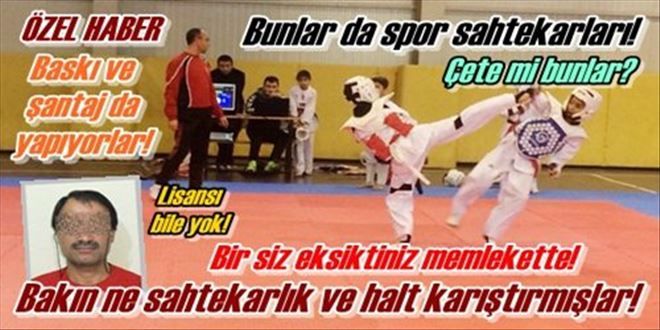 Bunlar da spor sahtekarları!