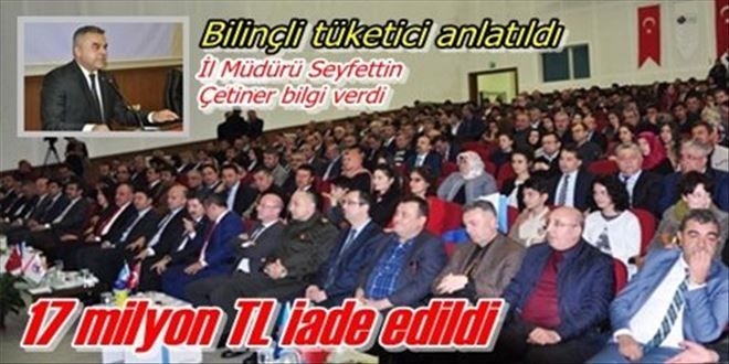 17 milyon TL iade edildi
