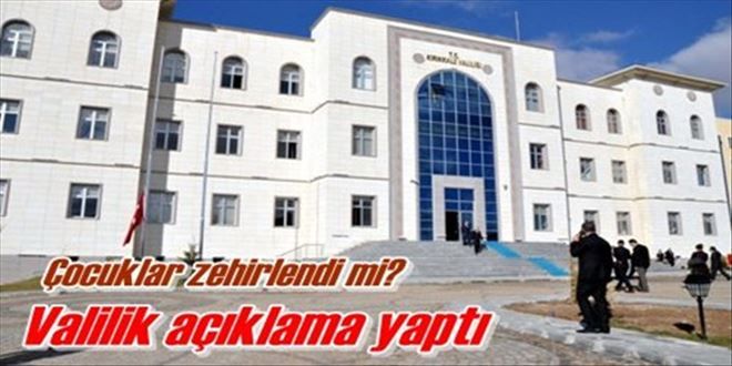 Valilik açıklama yaptı!