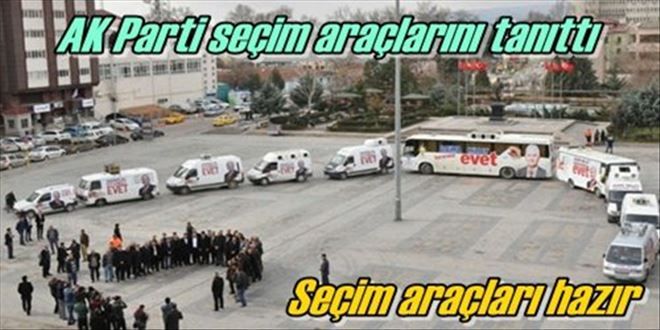 Seçim araçları tanıtıldı