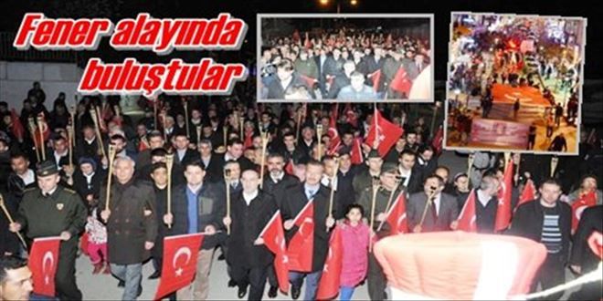 Kırıkkale´de Fener Alayı düzenlendi
