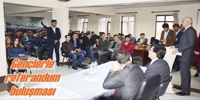 Gençlerle buluştular