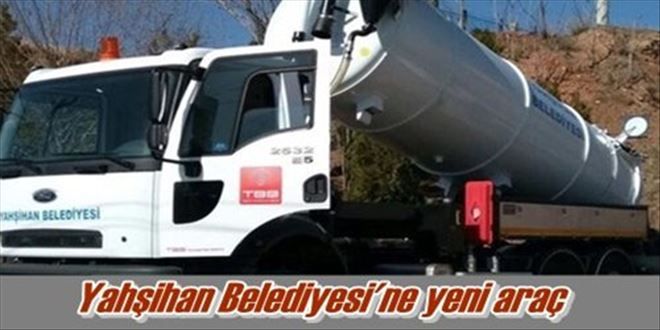 Yahşihan´a kanal temizleme aracı