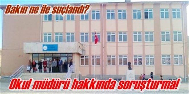 Okul müdürünün vatandaşı  dolandırdığı iddiası