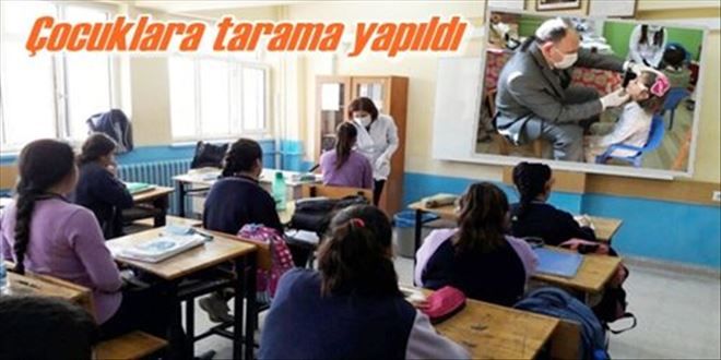Ağız ve diş taraması yapıldı