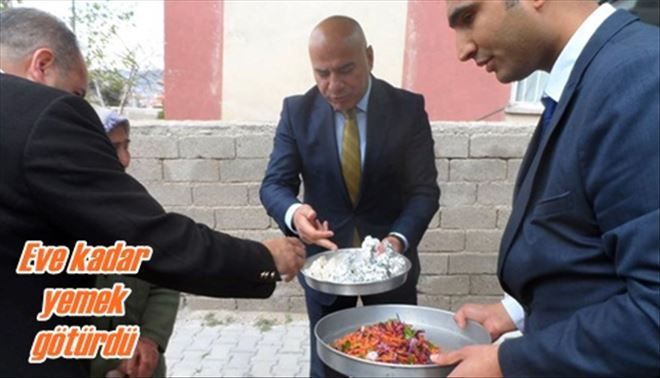 ?Eve kadar yemek götürülüyor?