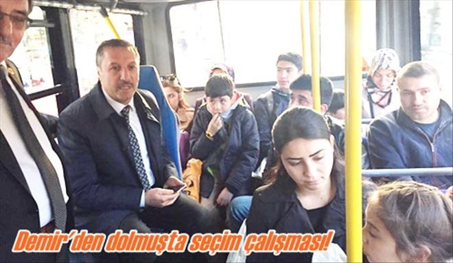 Demir´den dolmuşta çalışma