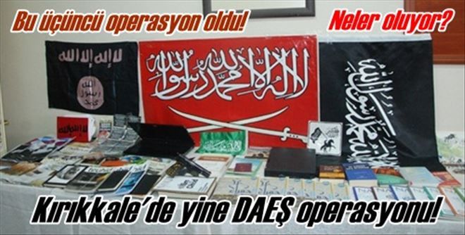 Kırıkkale´de 3 eve DEAŞ  operasyonu: 5 gözaltı 