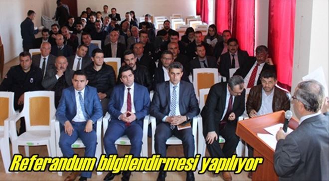 Seçim öncesi bilgilendirildiler
