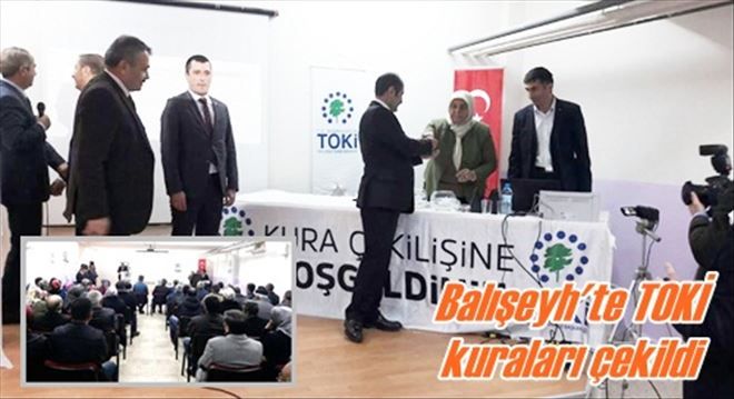 Balışeyh´te kur´a çekimi yapıldı