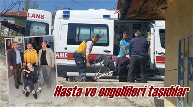 Hasta ve engellilere yardım