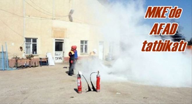 MKE´de AFAD tatbikatı