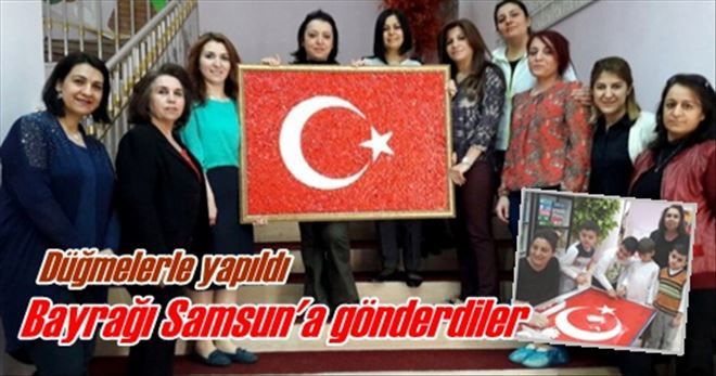 Bayrak Samsun´a gönderildi