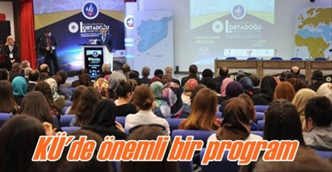 1.Uluslarası Ortadoğu  Forum ve Çalıştay´ı 