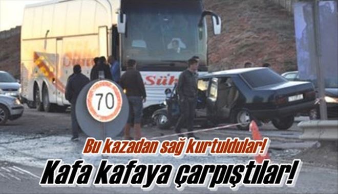 Kafa kafaya çarpıştılar!