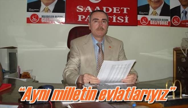 ?Aynı milletin evlatlarıyız?