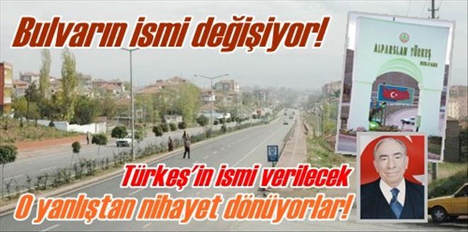 Samsun Bulvarı, Türkeş Bulvarı oluyor