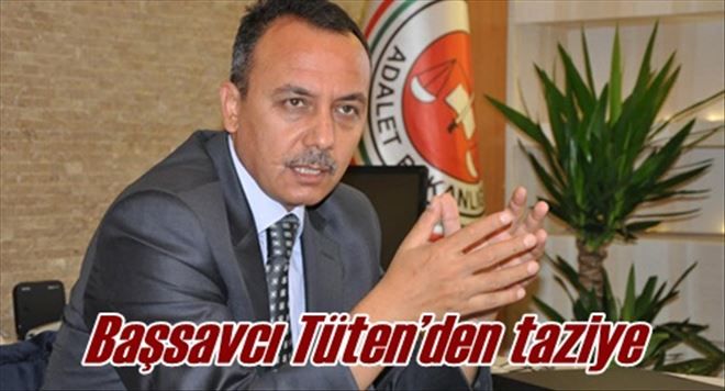 Başsavcı Tüten´den taziye