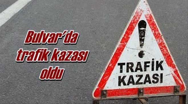 Bulvar´da trafik kazası!
