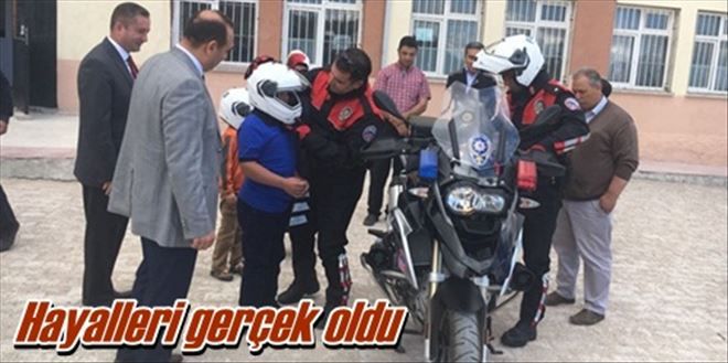 Engelli öğrencilerin hayali gerçek oldu