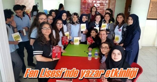 Fen Lisesi Yazar Yalçın´ı ağırladı