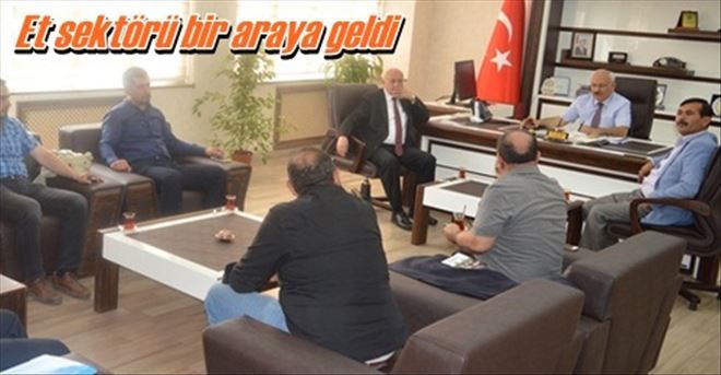Et üreticileri ile toplantı
