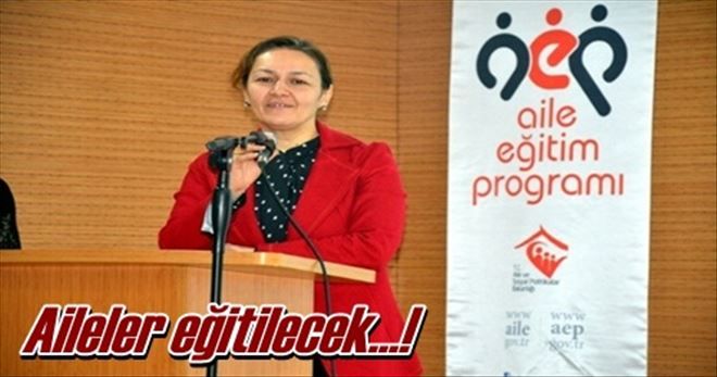 Aile eğitici eğitimler başlıyor