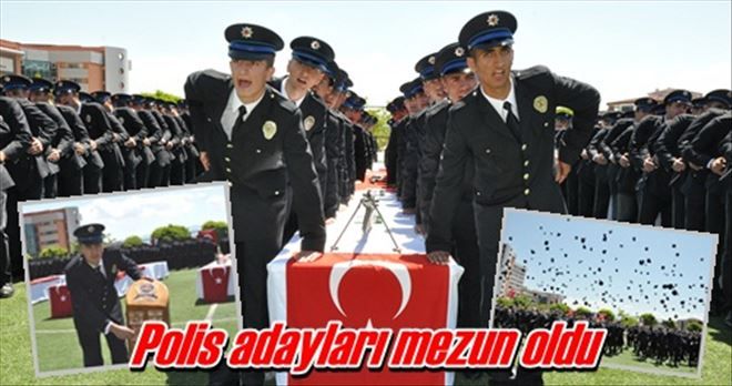 Polis adayları mezun oldu