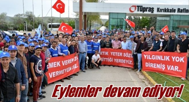 Petrol-İş üyeleri iş bıraktı!