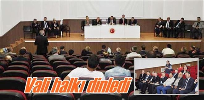 Haktankaçmaz vatandaşları dinledi
