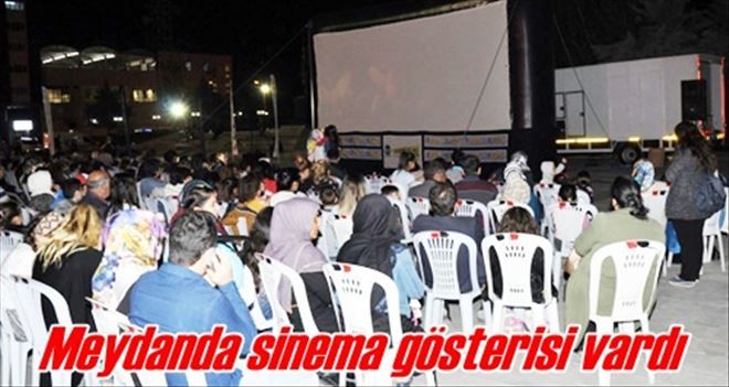 Gezici sinema Kırıkkale´ye geldi